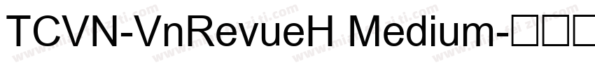 TCVN-VnRevueH Medium字体转换